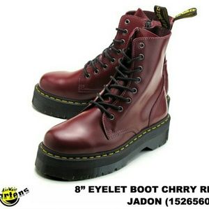 Dr. Martens Jadon Cherry Red UK 7/US Women's 9